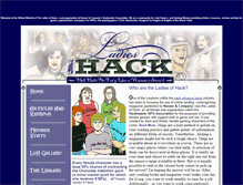 Tablet Screenshot of ladiesofhack.com